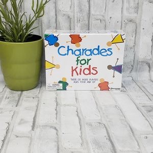NEW Pressman Charades for Kids -- The 'No Reading Required' Family Game, 5"